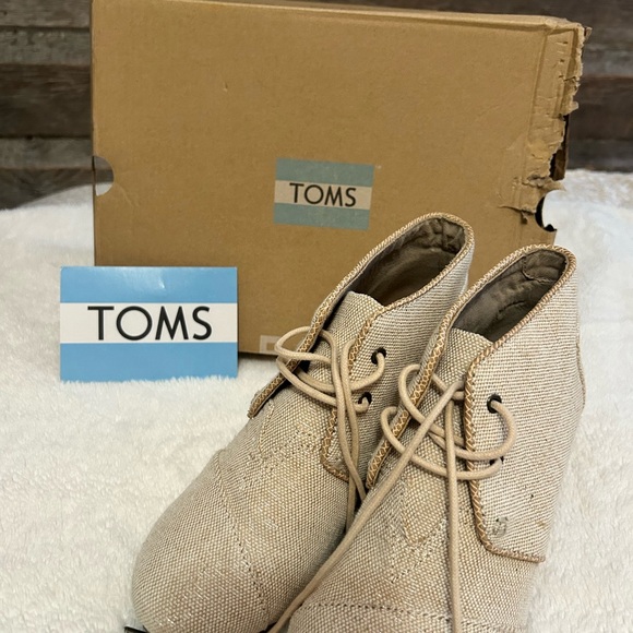 Toms Wedge Booties - Picture 2 of 4